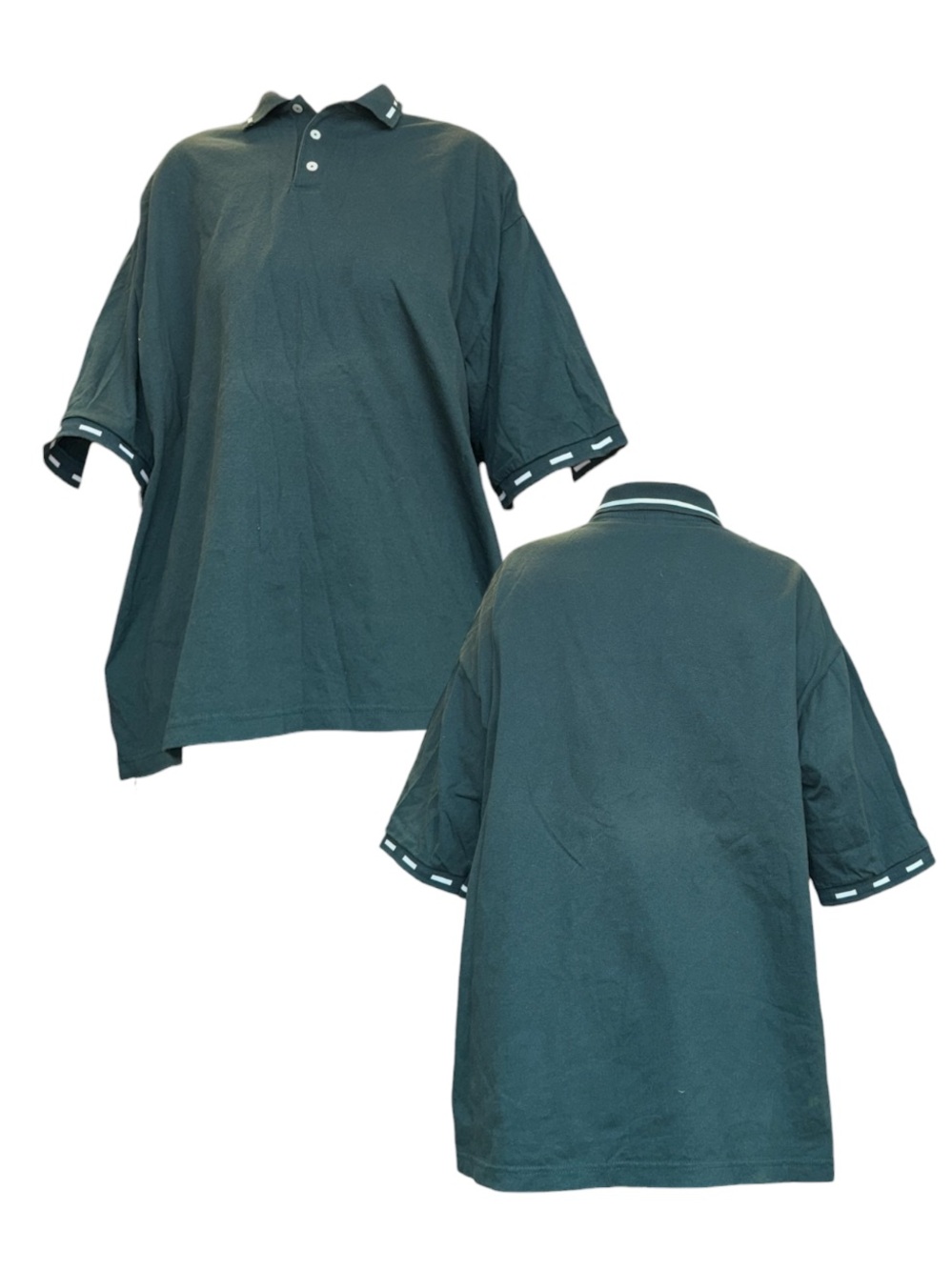 Vintage Dark Green Polo Shirt